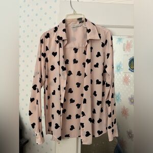 Heart blouse - size S